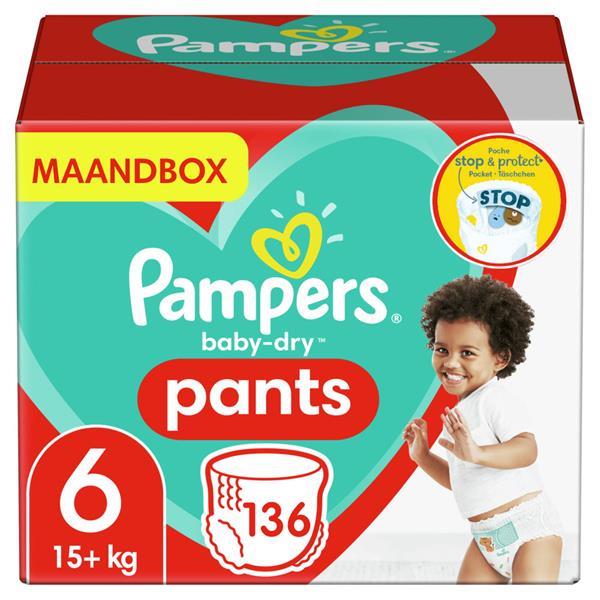 Grote foto pampers baby dry pants maat 6 maandbox 136 luierbroe kinderen en baby dekens en slaapzakjes