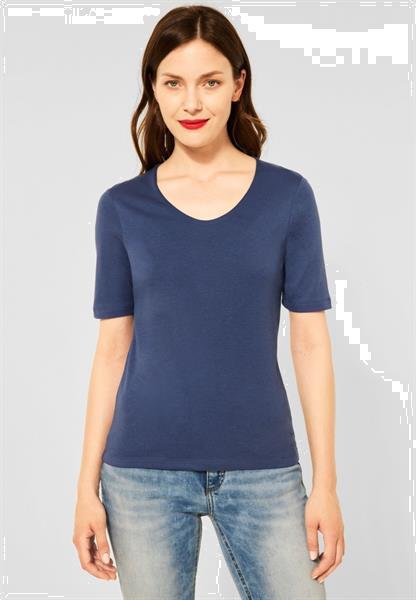 Grote foto t shirt effen lake blue 34 kleding dames overige kledingstukken