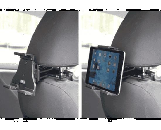 Grote foto brodit headrest mount 95 211mm tablet houder 120 150 25mm telecommunicatie carkits en houders