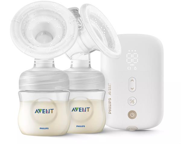 Grote foto philips avent elektrische borstkolf dubbel premium scf39 kinderen en baby dekens en slaapzakjes