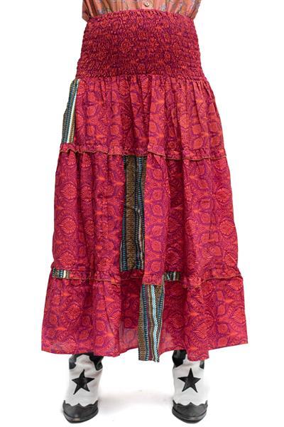 Grote foto sari rok s m kleding dames jurken en rokken