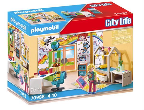 Grote foto playmobil city life 70988 tienerkamer kinderen en baby duplo en lego