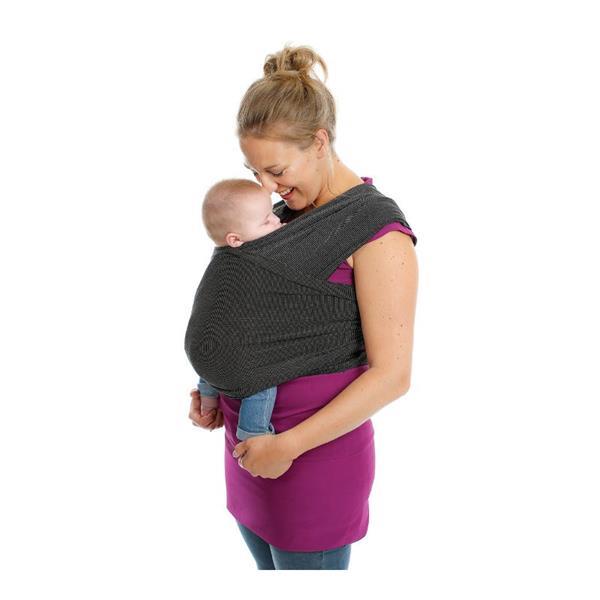 Grote foto babylonia draagdoek tricot slen design black stipple kinderen en baby overige babyartikelen
