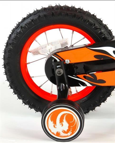 Grote foto motorbike kinderfiets 12 inch oranje witgoed en apparatuur koffiemachines en espresso apparaten