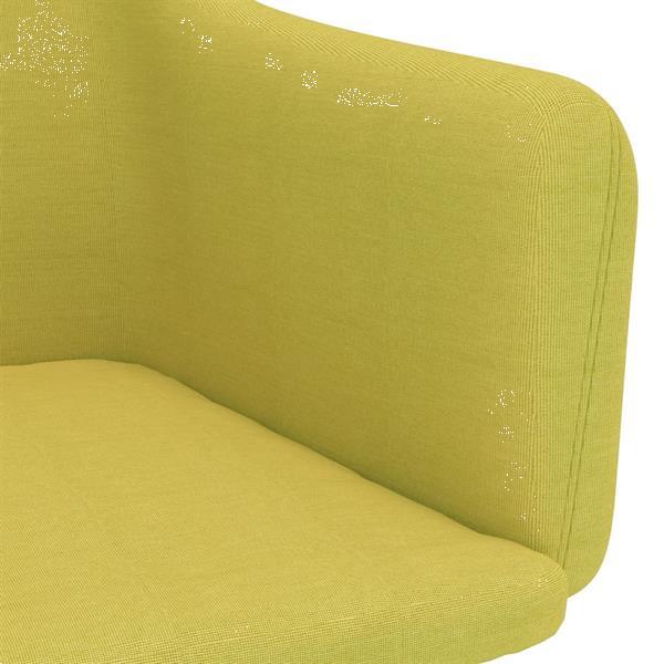 Grote foto vidaxl eetkamerstoelen 2 st stof groen huis en inrichting stoelen