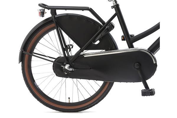 Grote foto popal daily dutch basic meisjesfiets 22 inch mat zwart 3v fietsen en brommers kinderfietsen