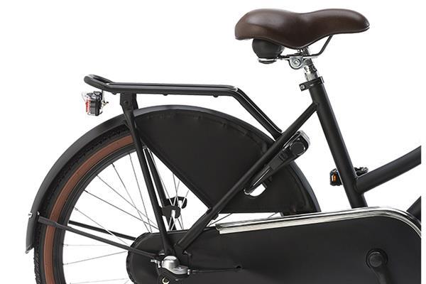 Grote foto popal daily dutch basic meisjesfiets 22 inch mat zwart 3v fietsen en brommers kinderfietsen