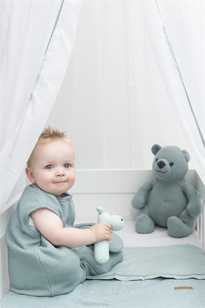 Grote foto slaapzak baby teddy classic poederblauw 70cm baby only kinderen en baby complete kinderkamers