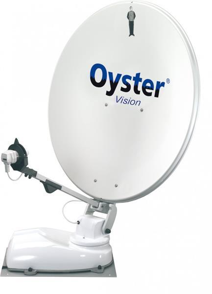 Grote foto oystervision 85 twin skew telecommunicatie satellietontvangers