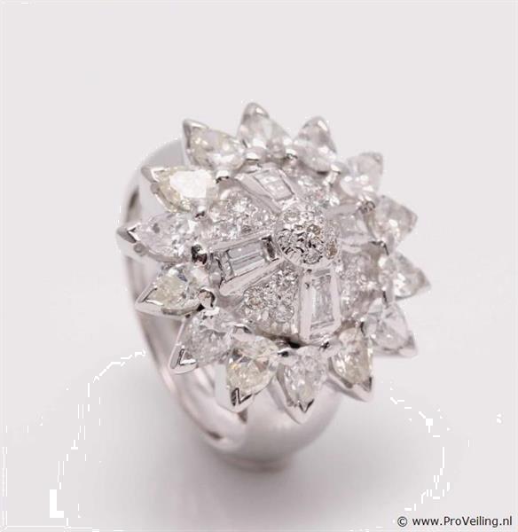 Grote foto online veiling 2.51ct diamond ring sieraden tassen en uiterlijk overige