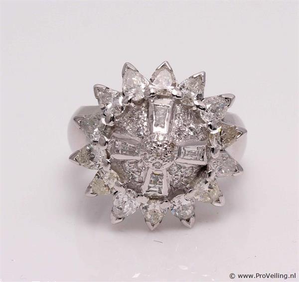 Grote foto online veiling 2.51ct diamond ring sieraden tassen en uiterlijk overige