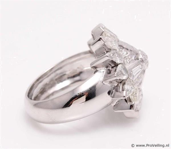 Grote foto online veiling 2.51ct diamond ring sieraden tassen en uiterlijk overige