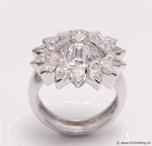 Grote foto online veiling 2.51ct diamond ring sieraden tassen en uiterlijk overige