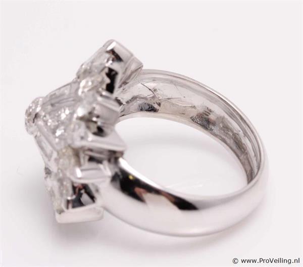 Grote foto online veiling 2.51ct diamond ring sieraden tassen en uiterlijk overige
