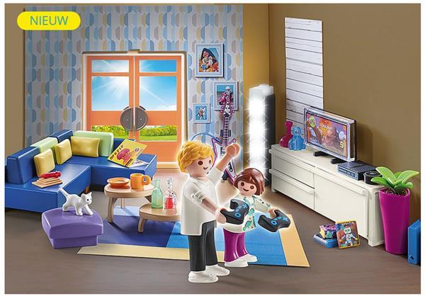 Grote foto playmobil city life 70989 woonkamer kinderen en baby duplo en lego
