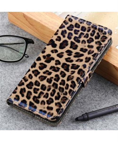 Grote foto xiaomi mi 11 lite hoesje portemonnee book case met luipaard telecommunicatie mobieltjes
