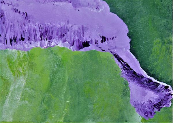 Grote foto purple flower antiek en kunst woonaccessoires