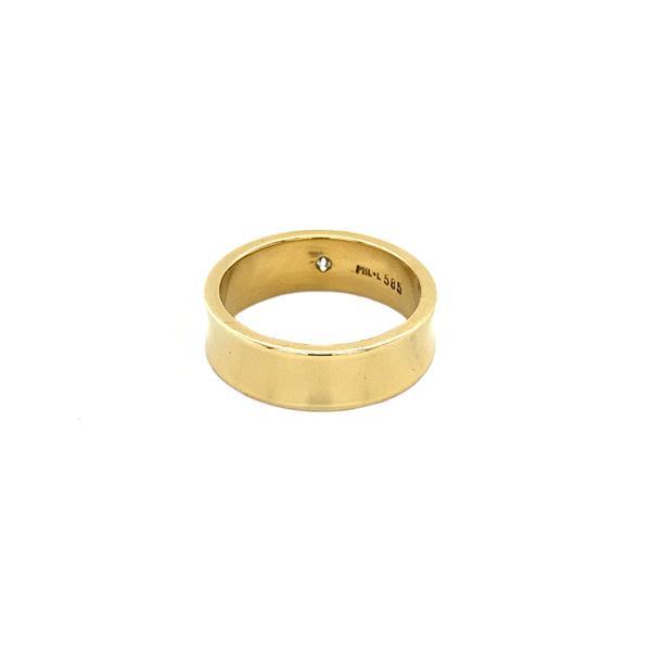 Grote foto gouden ring met prinses diamant 14 krt 525 sieraden tassen en uiterlijk ringen voor haar