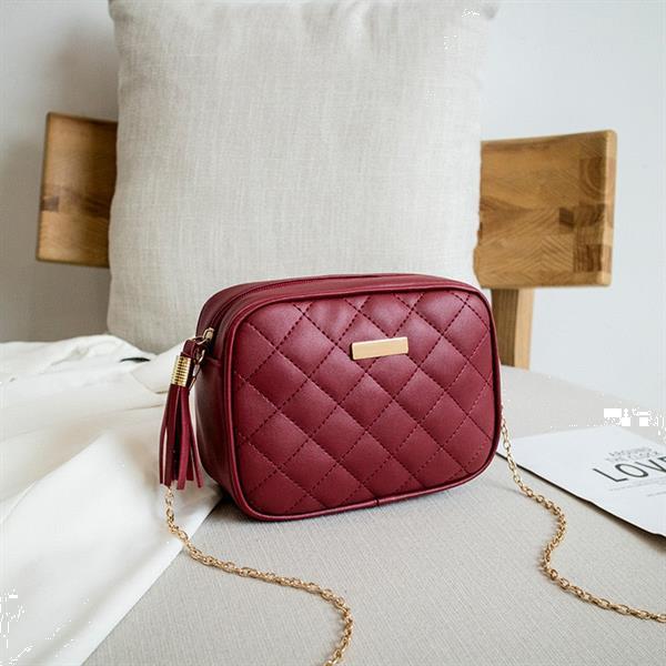 Grote foto kleine messenger bag met borduurwerk en ketting voor dames sieraden tassen en uiterlijk schoudertassen
