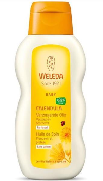 Grote foto weleda calendula verzorgende baby olie 200 ml parfumvr kinderen en baby dekens en slaapzakjes