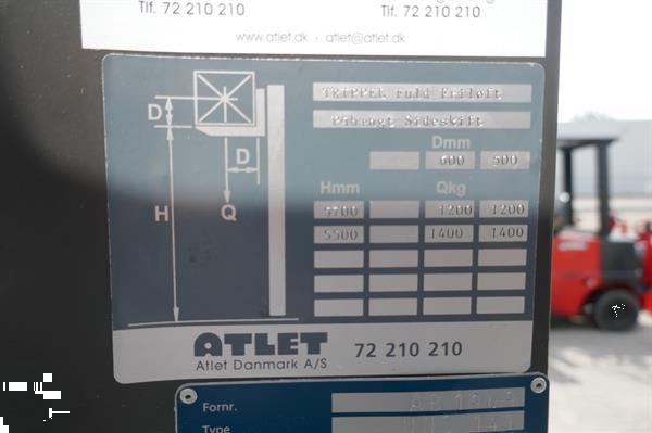 Grote foto vs 20805 triplex reachtruck atlet 5700mm sideshift 2.994 uur doe het zelf en verbouw hefwerktuigen