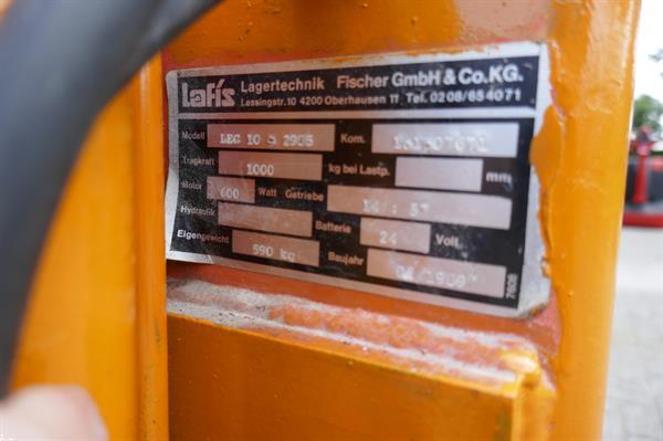 Grote foto vs 20765 elektrische stapelaar lafis 2.985mm freelift doe het zelf en verbouw hefwerktuigen