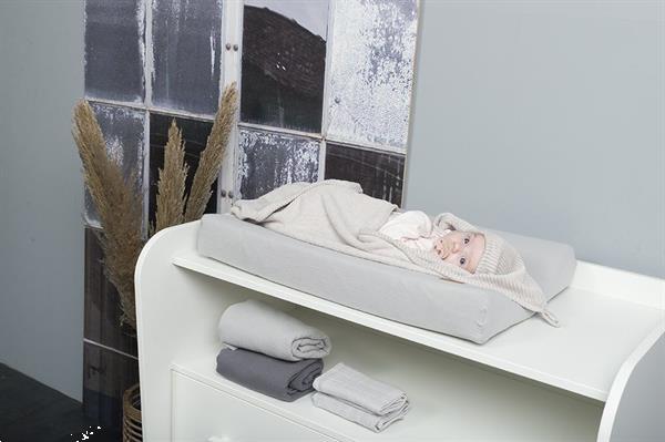 Grote foto badcape baby sense kiezelgrijs 75x85cm baby only kinderen en baby dekens en slaapzakjes
