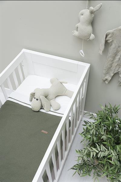 Grote foto ledikantdeken soft classic stonegreen baby only kinderen en baby overige