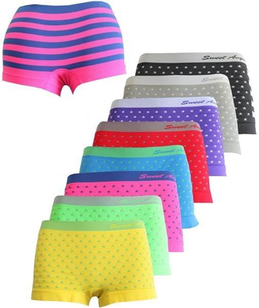 Grote foto 4x sweet angel naadloze dames boxers stars lines kleding heren ondergoed