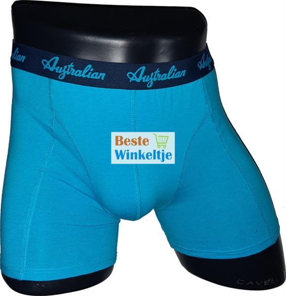 Grote foto australian heren print blauw xl maat 54 kleding heren ondergoed