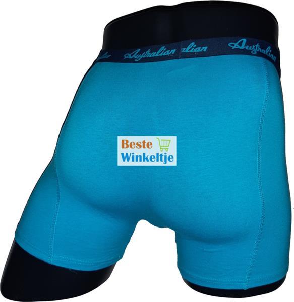 Grote foto australian heren print blauw xl maat 54 kleding heren ondergoed