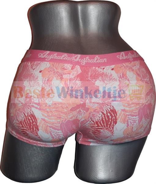 Grote foto australian dames bloemen wit roze xl kleding heren ondergoed