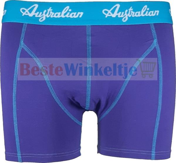 Grote foto australian heren boxers camouflage blue xxl maat 56 kleding heren ondergoed