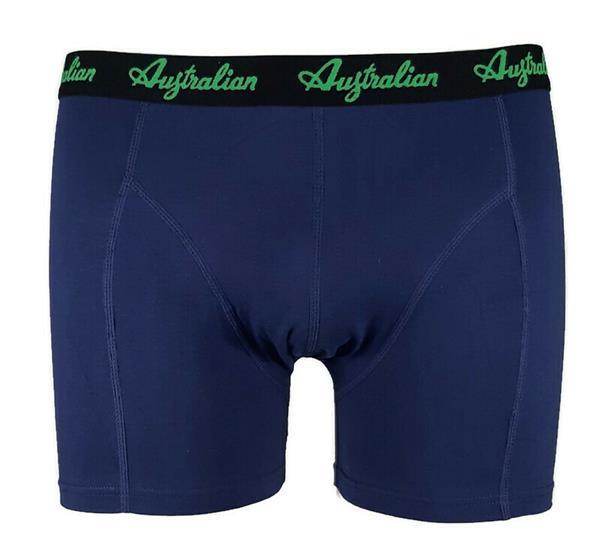 Grote foto australian heren boxers blue jungle 2 pack m maat 50 kleding heren ondergoed
