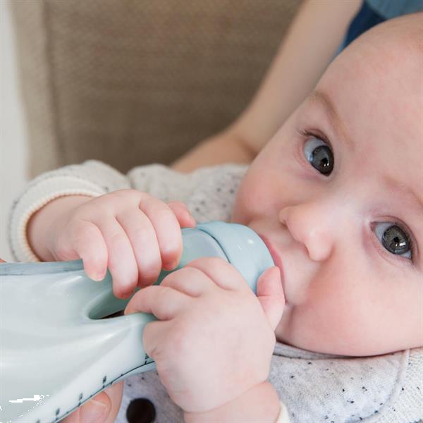 Grote foto difrax handgreep babyfles blauw 240ml beauty en gezondheid baby en peuter verzorging
