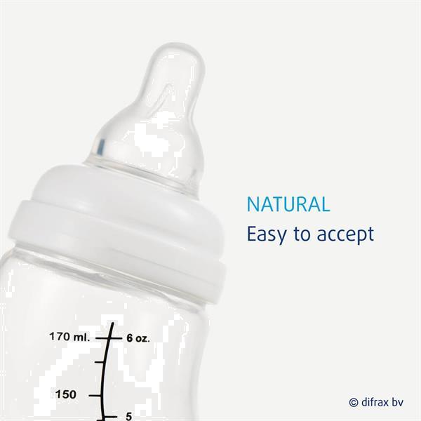 Grote foto difrax s fles breed blauw anti koliek 250ml beauty en gezondheid baby en peuter verzorging