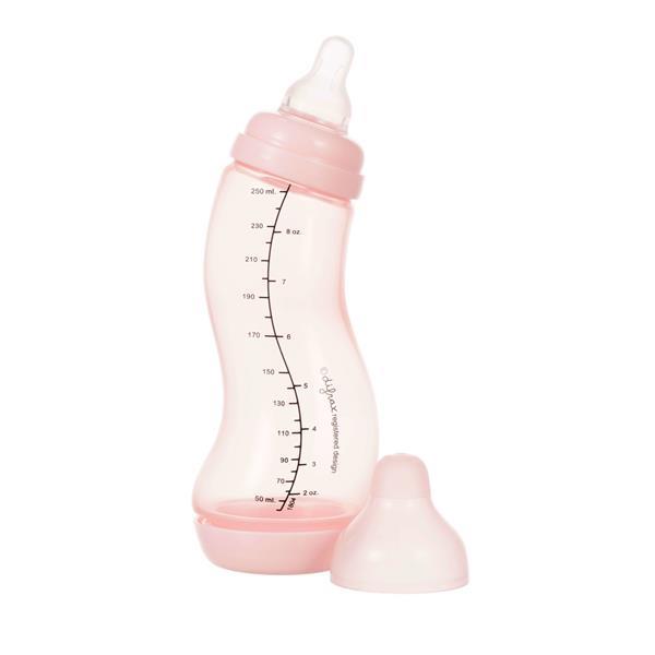 Grote foto difrax s fles breed roze anti koliek 250ml beauty en gezondheid baby en peuter verzorging