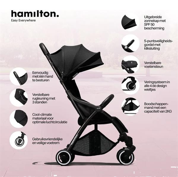 Grote foto hamilton one prime x1 buggy kinderwagen magicfold techn witgoed en apparatuur koffiemachines en espresso apparaten