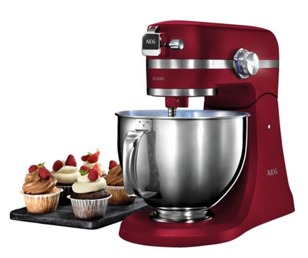 Grote foto aeg ultramix km5520 keukenmachine rood witgoed en apparatuur koffiemachines en espresso apparaten