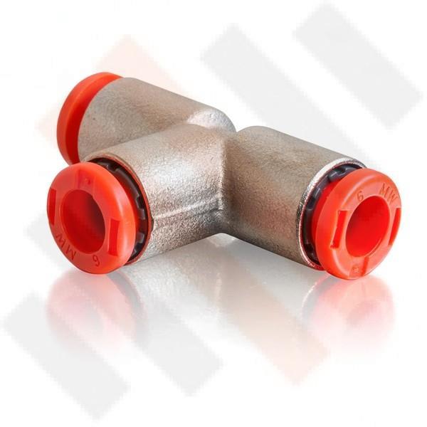 Grote foto t plug in koppeling luchtvering 4mm luchtleiding hulplucht auto onderdelen overige auto onderdelen