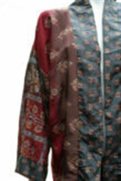 Grote foto dubbelzijdige kimono kleding dames blouses
