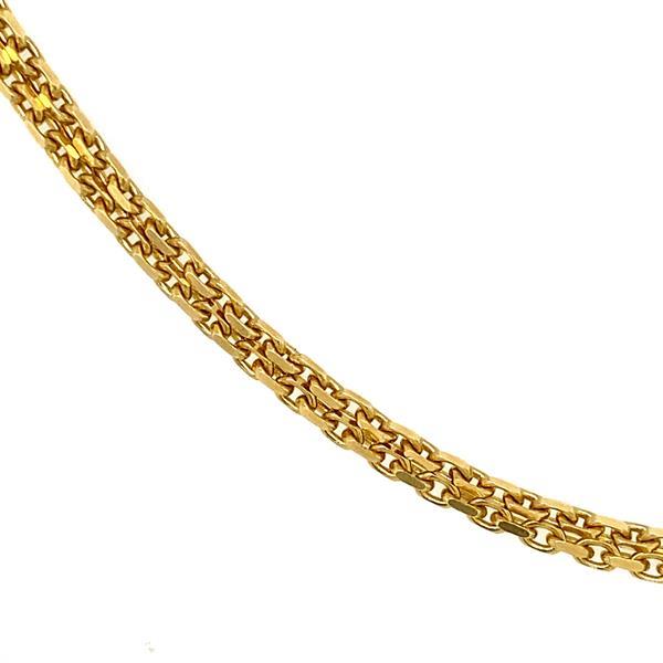 Grote foto gouden lengtecollier anker 46 cm 14 krt 397.5 sieraden tassen en uiterlijk kettingen