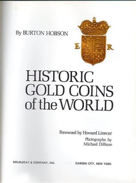 Grote foto historic gold coins of the world burton hobson verzamelen munten overige
