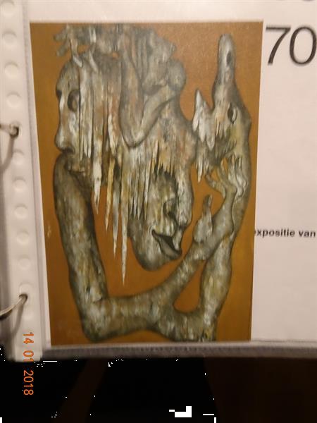 Grote foto het byzonder schilderij antiek en kunst abstract