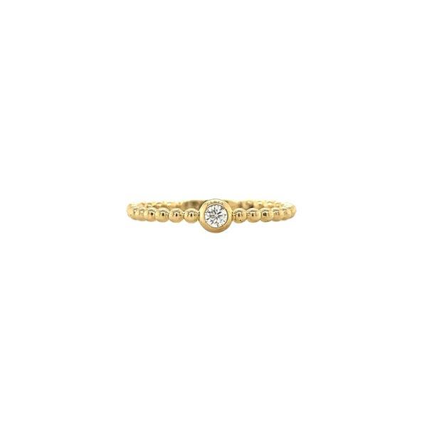 Grote foto gouden bolletjes ring met zirkonia 14 krt 168.5 sieraden tassen en uiterlijk ringen voor haar