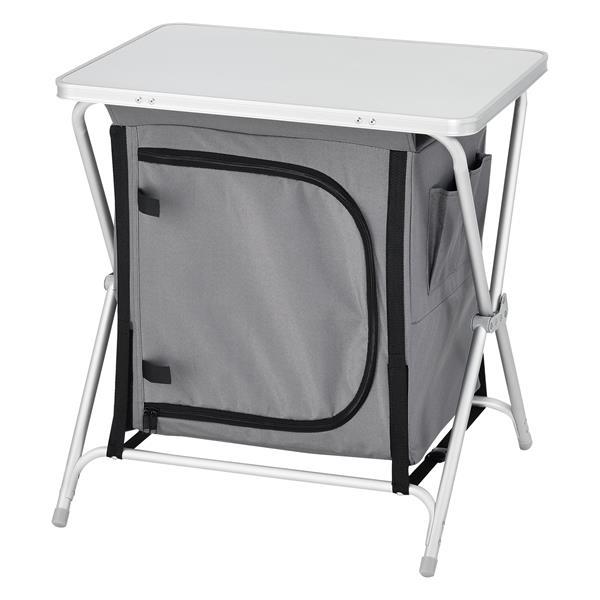 Grote foto campingkast opvouwbaar 64x60x45 cm donkergrijs caravans en kamperen caravan accessoires