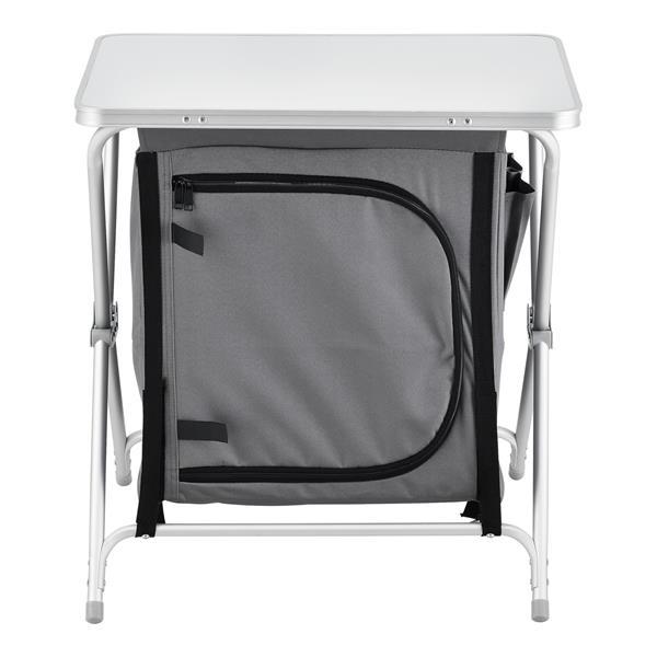 Grote foto campingkast opvouwbaar 64x60x45 cm donkergrijs caravans en kamperen caravan accessoires