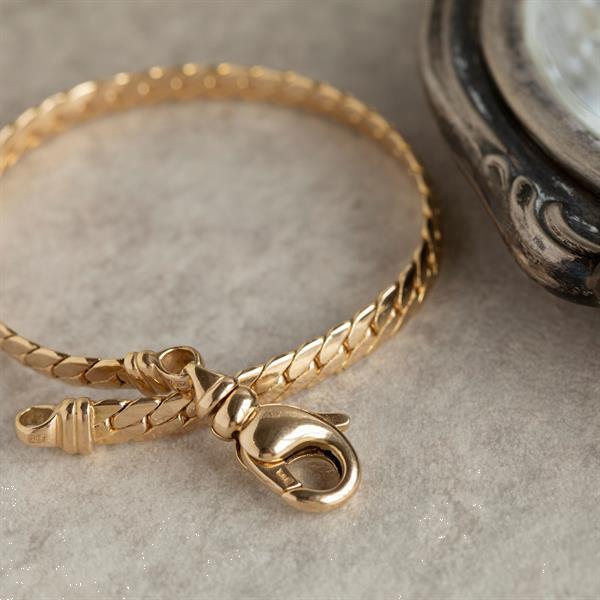 Grote foto gouden gourmet armband 14 krt 1597.5 sieraden tassen en uiterlijk armbanden voor haar