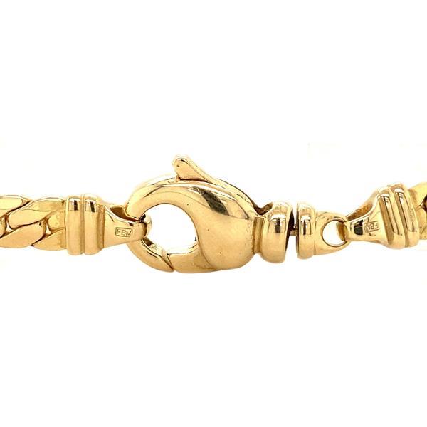 Grote foto gouden gourmet armband 14 krt 1597.5 sieraden tassen en uiterlijk armbanden voor haar