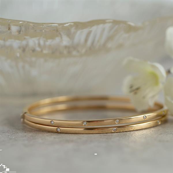 Grote foto gouden slavenarmband met diamant 18 krt 970 sieraden tassen en uiterlijk armbanden voor haar